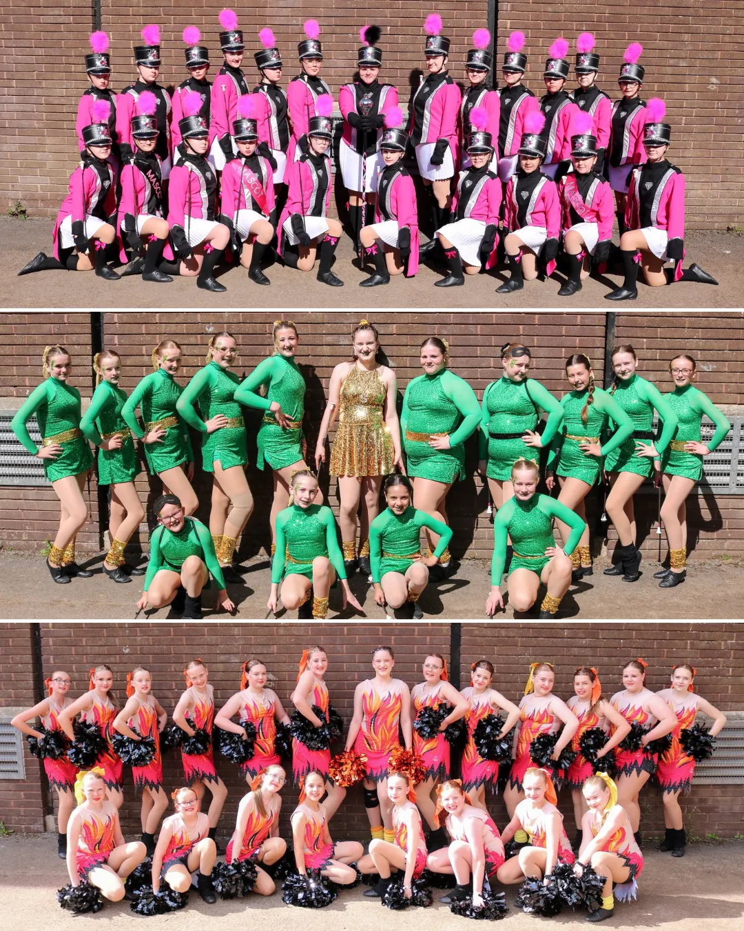Diamond Twirlers Juniors section