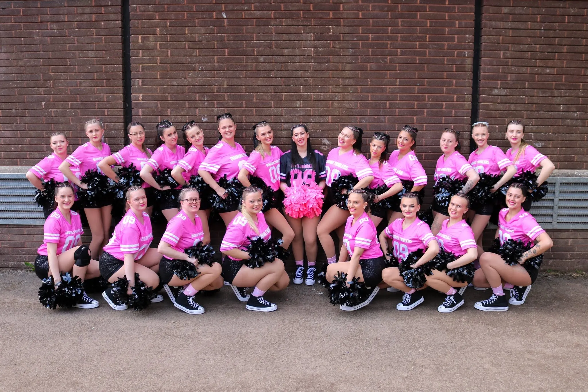 Diamond Twirlers Seniors section