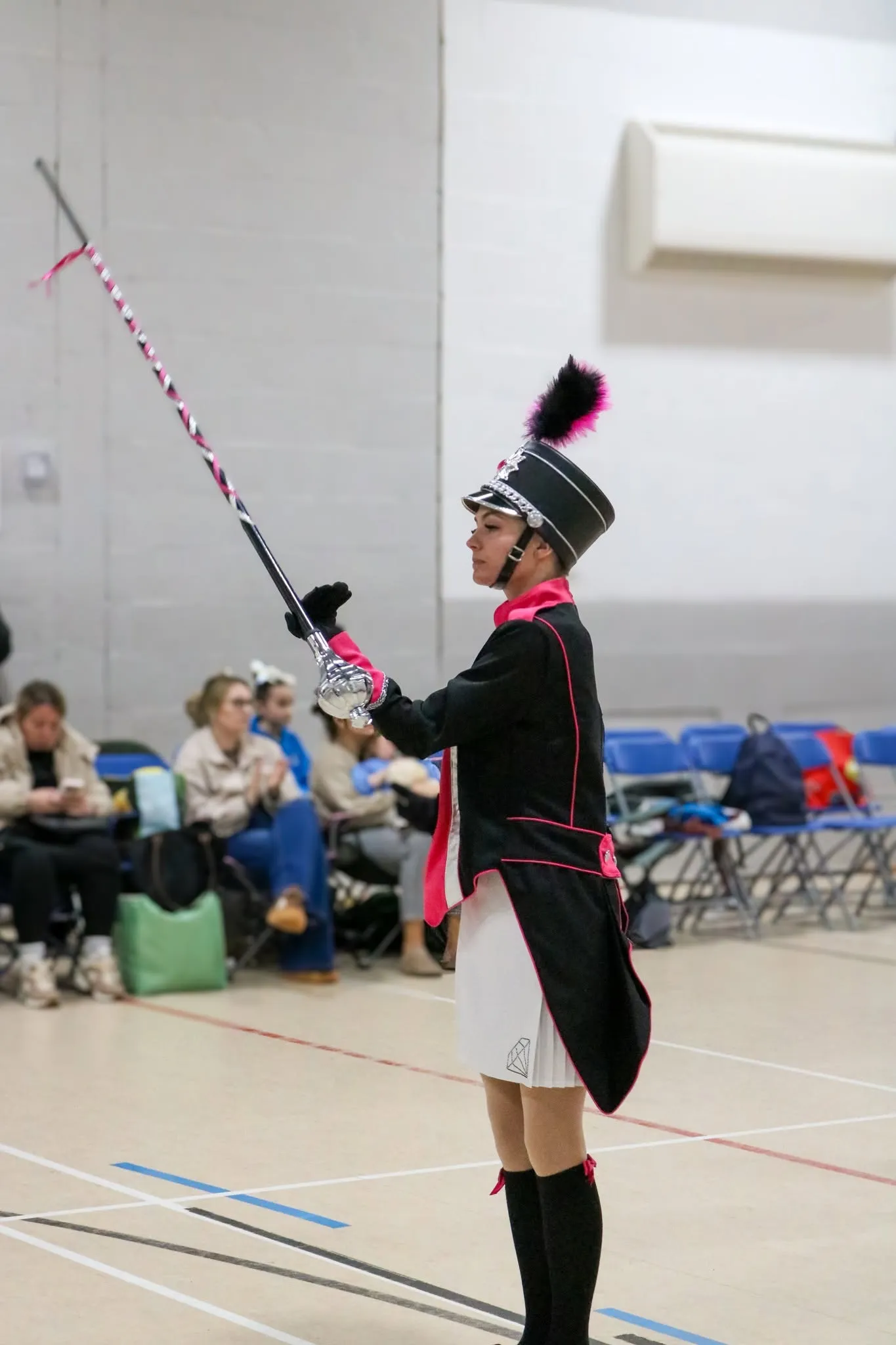 Diamond Twirlers Seniors majorettes performing