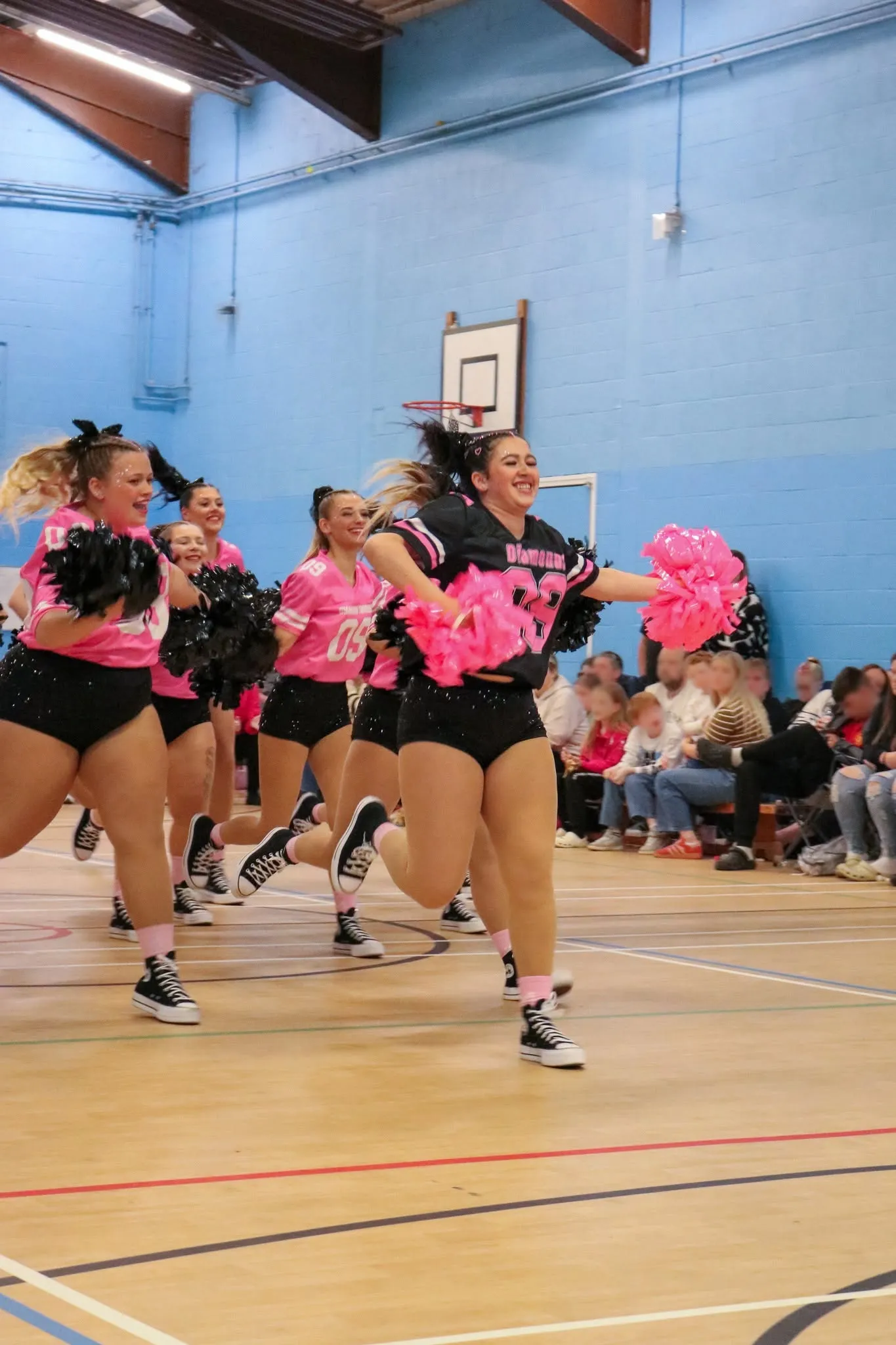 Diamond Twirlers Seniors majorettes performing