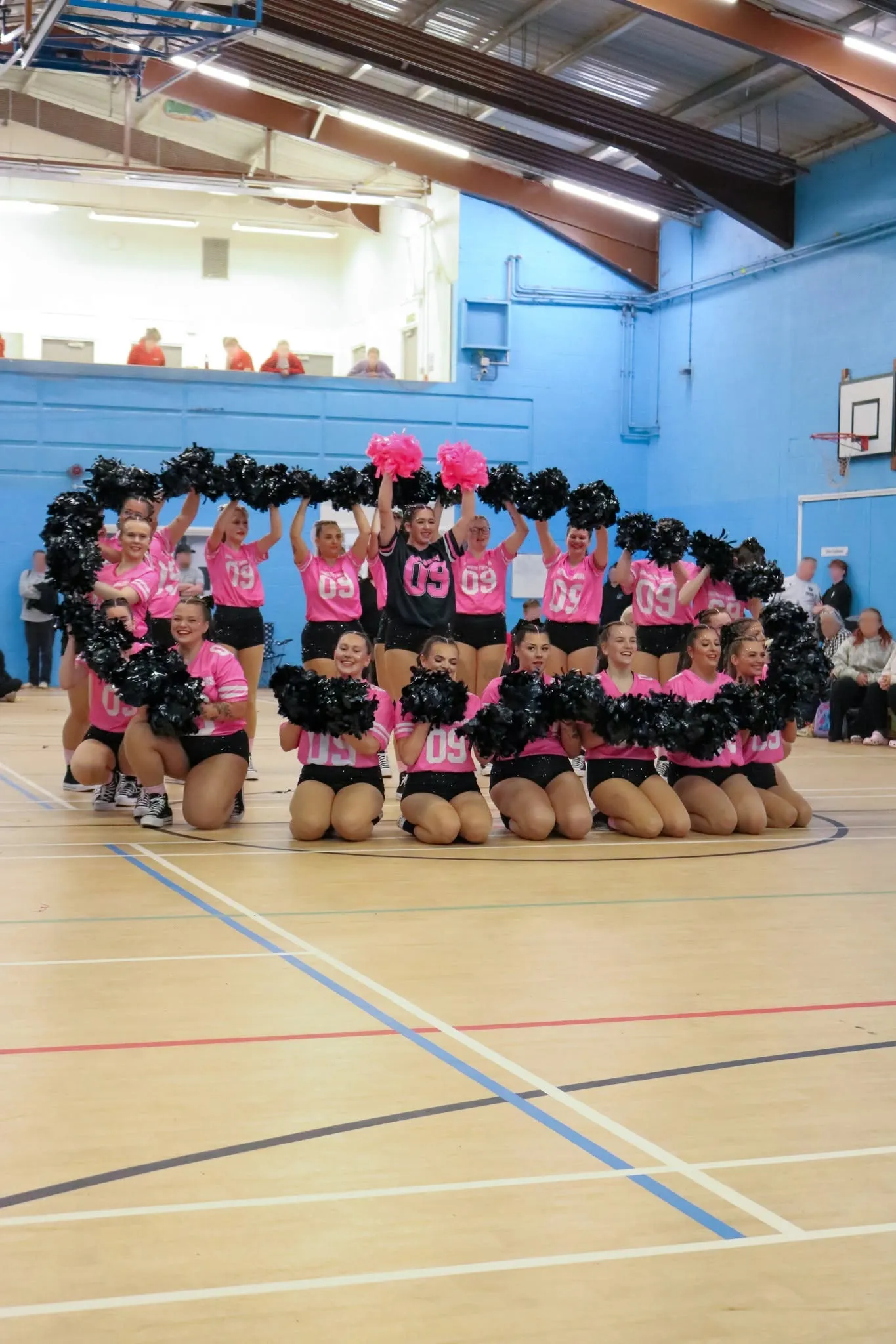 Diamond Twirlers Seniors majorettes performing