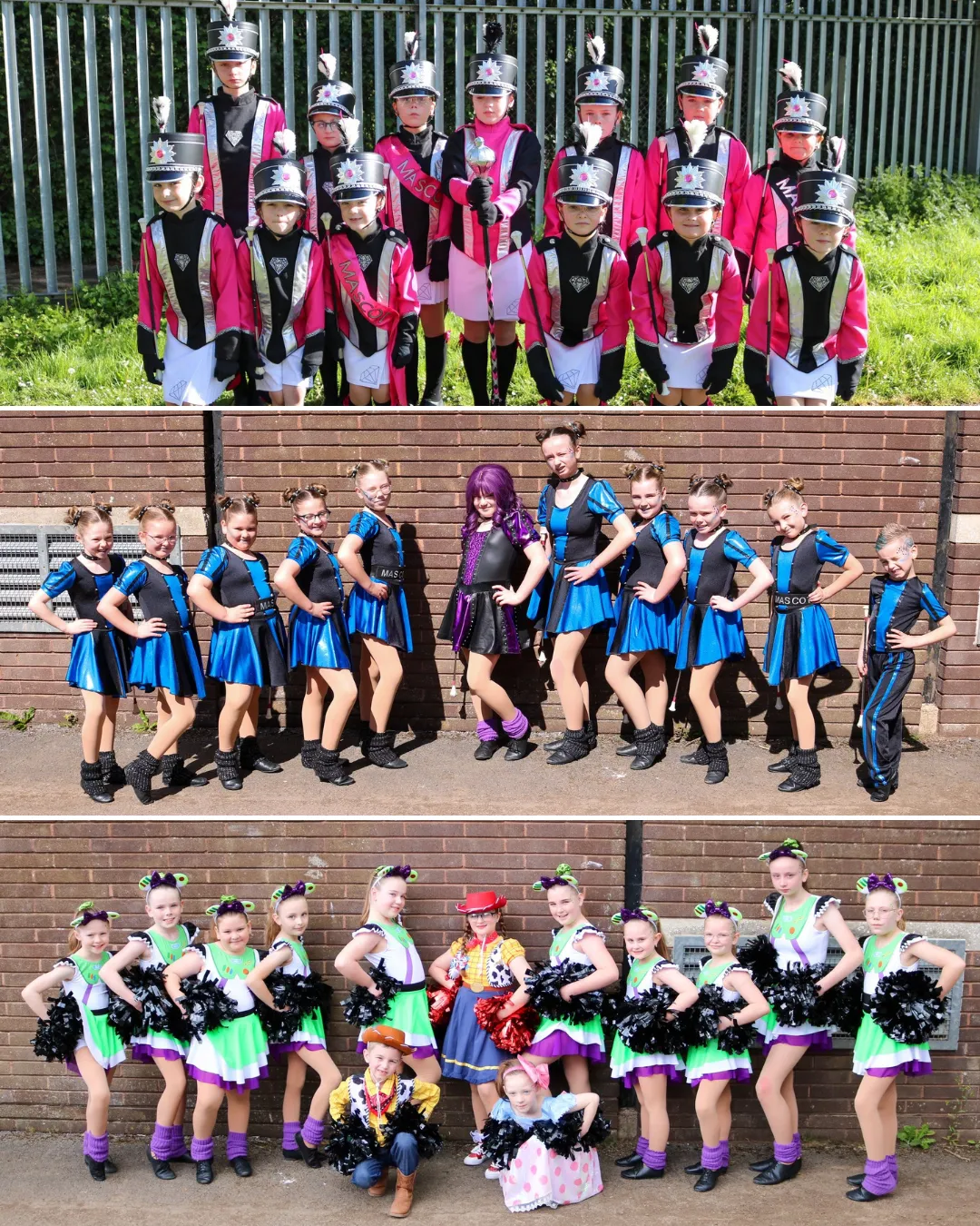 Diamond Twirlers Tinies section